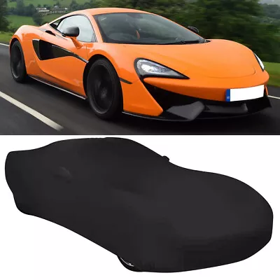 For 2000-2022 PORSCHE 911 TURBO S Indoor Car Cover Satin Stretch Dustproof Black • $109.36