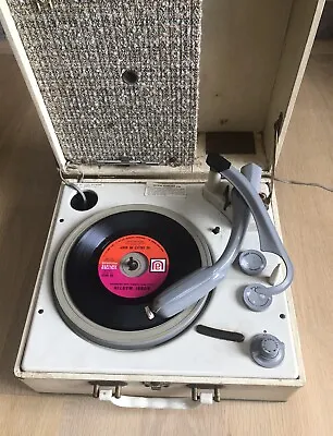 VINTAGE 1960's V/M VOICE OF MUSIC MODEL 991 PORTABLE RECORD PLAYER - READ As Is • $71.96