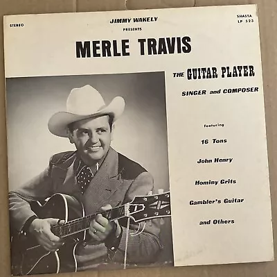 MERLE TRAVIS - The Guitar Player - Shasta LP 523 NM- Country • $9.99