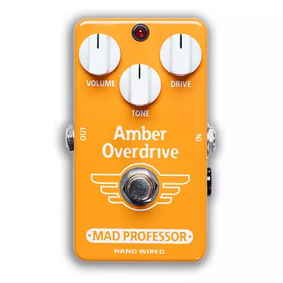 Mad Professor Hand Wired Amber Overdrive Guitar Effect Pedal • $312.95