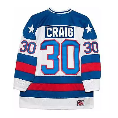 Jim Craig USA Hockey Miracle On Ice 1980 Official Hockey Jersey - K-1 Sportswear • $169.99