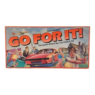 Vintage Go For It! Board Game By Parker Brothers 1985 **COMPLETE** • $34.99