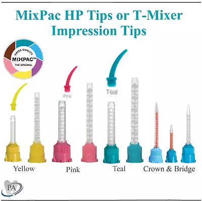 MixPac HP / T-Mixer VPS Impression /Temporary Crown /Bite Material IntraOral Tip • $94.95