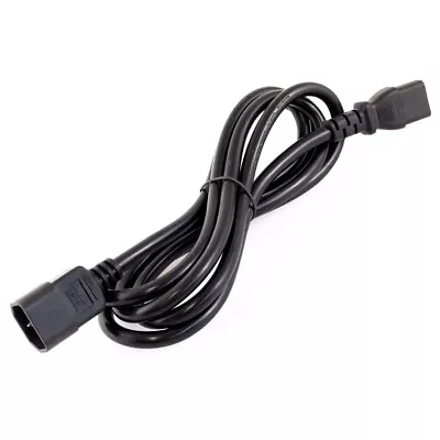 6-Foot PDU Power Extension Cord Black C13 Female To C14 Male 16AWG 10A 110V-250V • $9.99