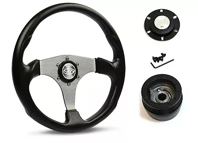 SAAS Steering Wheel SW515T-R & Boss For Mazda RX2 RX3 RX4 RX5 1970-1985 • $189
