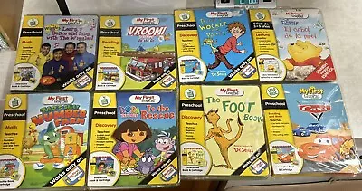 Leapfrog My First Leappad Learning Game Lot Preschool Wiggles Dora Disney  • $35