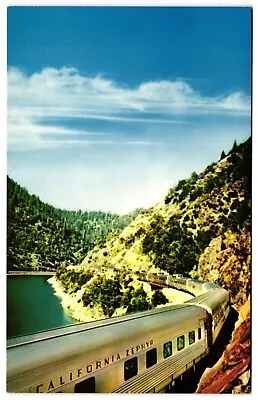 California Zephyr Feather River Canyon CA Train Unposted Postcard • $3.99