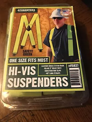 Reflective Safety Suspenders|Work Suspenders With Hi Viz Reflection FORESTER • $19.99