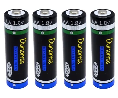 AA & AAA HIGH CAPACITY Rechargeable Batteries Ni-MH 1.2v 900 1300 2000 2500 MAh • £1.49