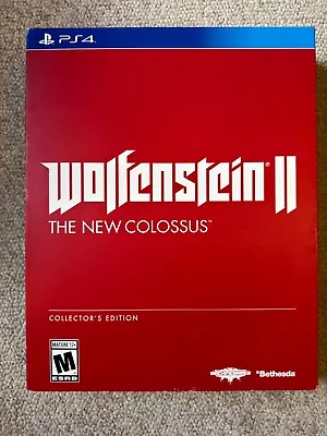 Wolfenstein 2 The New Colossus Collector's Edition PlayStation 4 PS4 Sealed • $45