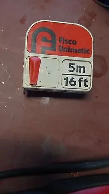 Vintage Fisco Uniplas See See5m 16 Foot Tape Measure • £37.70