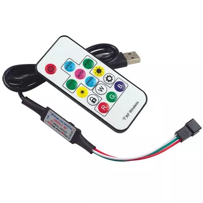 DC 5V USB Controller Wireless RF Control For 5050 WS2812B LED Light Strip • $10.99