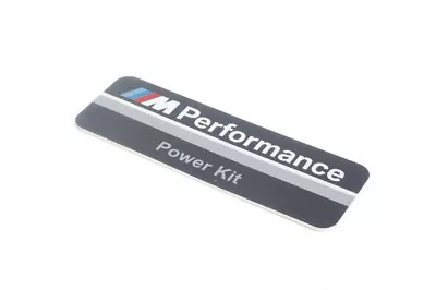 BMW M Performance Aluminum Emblem Sticker For Power Kit Genuine 51142296495 • $71