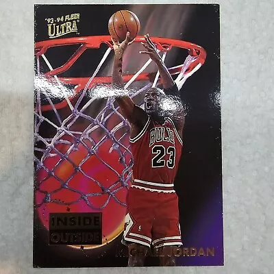 1993-94 Fleer Ultra Inside Outside #4 Michael Jordan Chicago Bulls • $10