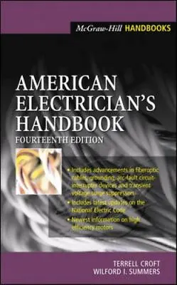 $18.99 • Buy American Electricians' Handbook By Croft And Hartwell
