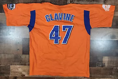 New York Mets Tom Glavine Jersey Shirt Youth Boys Size XL Orange • $21.99