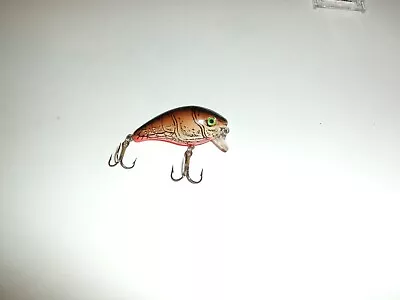 Tom Manns Mann's Baby Minus -1 Brown Crawfish Lure Double Stamped - Used (#2) • $24.99