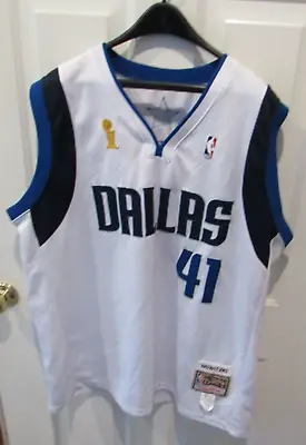$119.99 • Buy Mitchell & Ness Dirk Nowitzki Dallas Mavericks Mavs Jersey Championship Size 54