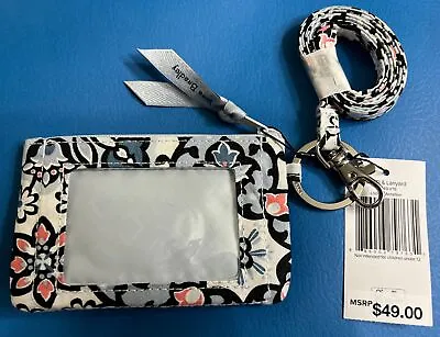 NWT Vera Bradley Lisbon Medallion Zip ID Case And Lanyard • $18