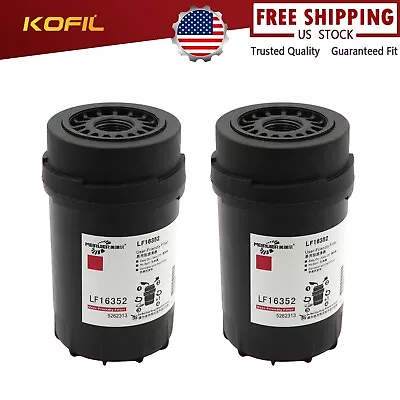 2x LF16352 Oil Filter For ISF3.8 QSF2.8 QSF3.8 Diesel Engines 30 Micron • $33.28