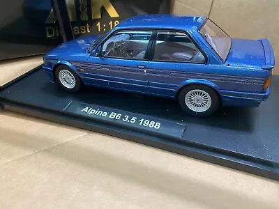 Kk Scale Models 1/18 - Bmw Alpina B6 3.5 E30 1988 Blue Metallic • $79.99