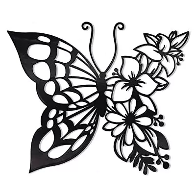 Butterfly Wall Art Boho Home Decor Hanging Appearance Metal Wall Hanging Decor • $9.83