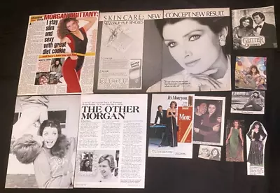 Morgan Brittany LOT OF MAGAZINE CLIPPINGS 80's Actress Dallas Tv Show • $4