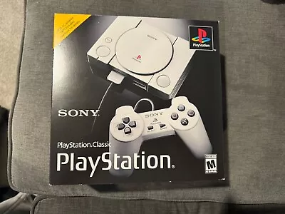 SEALED Sony PlayStation Classic Gray Console With 20 Games NEW • $40