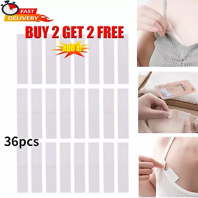 36XWomen Clear Double Sided Body Tape Clothes Dress Wig Skin Adhesive Sticker UK • £2.77