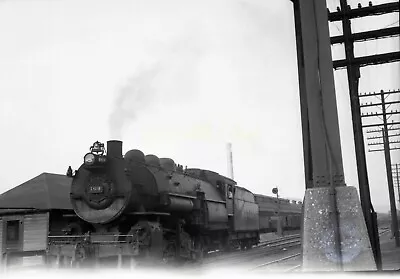 DH Delware & Hudson Locomotive #163 - Oneonta NY - Vtg Railroad Negative • $26.45