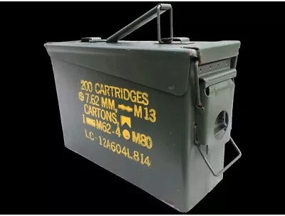 Pack Of 3 Ammo Cans M19 30 Cal 7.62 200 Round Genuine Military Surplus • $49.99