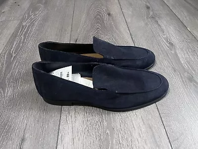 Zara Loafers Men’s Shoes Dark Navy Size 41 • $69.99