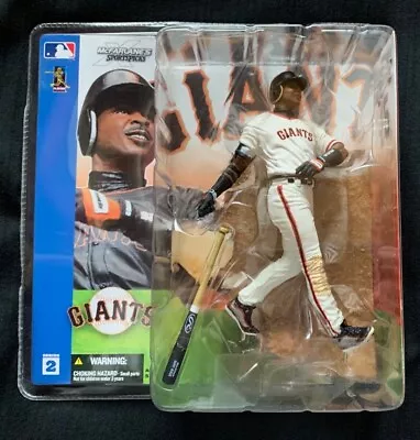 2002  McFarlane MLB 2 Barry Bonds White Variant  San Francisco Giants MIP • $14.95