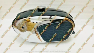$564.21 • Buy Honda CB160 Chrome & Black Painted Petrol Tank 1965-1969 Model With Side Plate