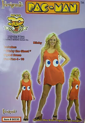 Pac Man Blinky The Ghost Womens Costume • $19.88