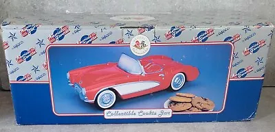 Vintage NEW Enseco Classic Car 1956 Chevrolet Corvette Red Cookie Jar FREEUSHIP • $124.95