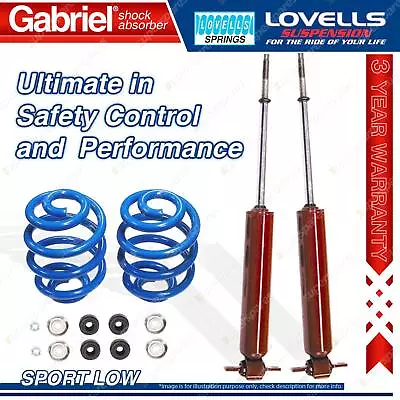 2 Front Sport Low Gabriel Guardian Shocks + Lovells Springs For Chevrolet Impala • $375.95