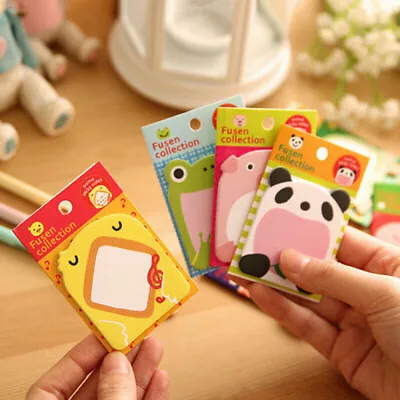 Sticky Notes Korean Style Stationery Cute Happy Zoo Hot Creat Pad New Notes I1X9 • $4.71