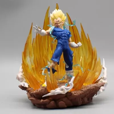 Anime Dragon Ball Super Saiyan 2 Vegeta PVC Figure Statue New No Box 15cm • $23.99