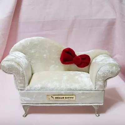 £38.45 • Buy Sanrio Hello Kitty White Sofa Type Jewelry Box 22cm Kawaii Rare Accessory Case 
