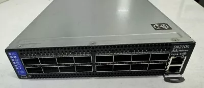 Mellanox MSN2100-CB2F SN2100 16 Port 100GBE QSFP28  1U OPEN ETHERNET SWITCH • $2300