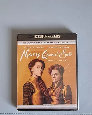 Mary Queen Of Scots (4K UHD Blu-ray/Blu-ray 2018) US Import *Fast Delivery* • £22.99