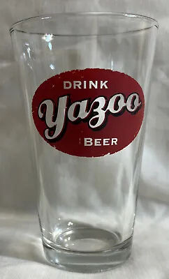 $7.95 • Buy Drink Yazoo Beer Pint Glass Approx. 5.75  Tall