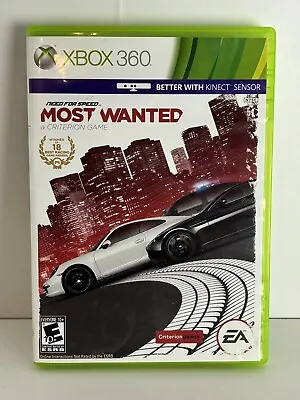 Need For Speed Most Wanted (Microsoft Xbox 360 2005) Complete Tested • $10.99