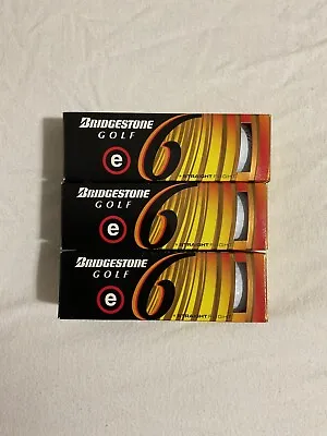 Bridgestone E6 Golf Balls Straight Flight 3 Boxes With 3 Golf Balls • $45