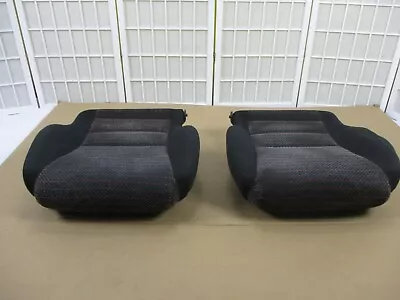 $1197.99 • Buy 88 89 90 91 Honda CRX Si OEM Black Cloth Left & Right Front Seat Cushion Pad SET