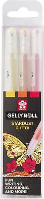 Sakura Gelly Roll Gel Pens - Moonlight/Metallic/Stardust/ Wallets Of 3 • £6.99