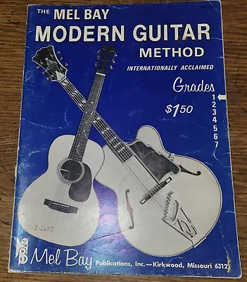 The New Mel Bay Modern Guitar Method Grade 1  (1970) • $8