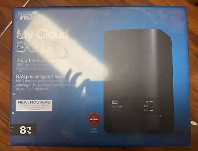 WD My Cloud Expert EX2 Ultra 2-Bay 8TB External Network Attached Storage • $295