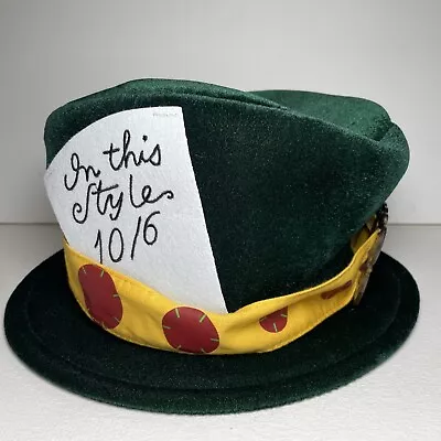 Elope Alice In Wonderland Mad Hatter Green Halloween Costume Hat • $15